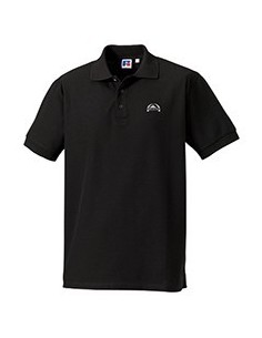 Polo-Shirt heren (zwart)